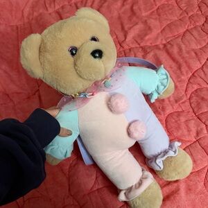 Adorable Pastel Teddy Bear Plush Toy